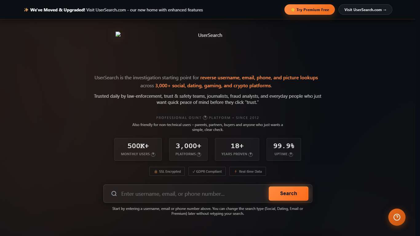 Find User Profiles | Dating Sites | UserSearch